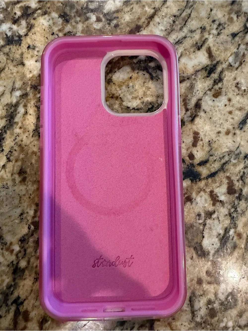 Pink Pumpkin Pattern iPhone 15 Pro Max Phone Case with matching MagSafe ring
